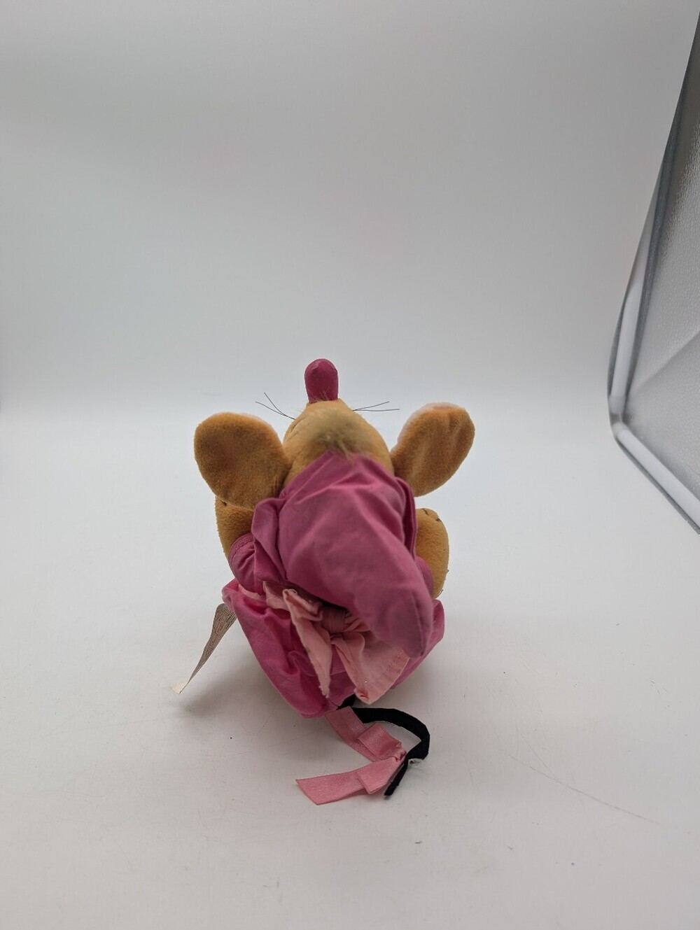 Vintage Disney Store Cinderella Perla Mouse Plush 7" Pink Dress 1990s - Picture 3 of 8